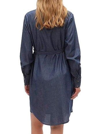 Robe de Gravidez Azul para Mulher Mamalicious Natalia
