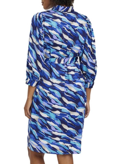 Robe de Gravidez Azul Vero Moda Maternity Kleo para Mulher - Kiabi Robe de Gravidez Azul Vero Moda Maternity Kleo para Mulher - Kiabi