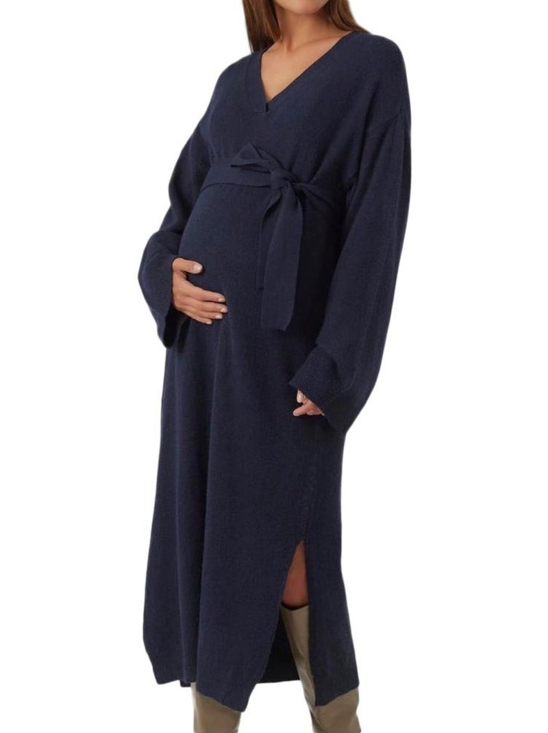 Robe de Gravidez Mamalicious Lannie Azul-Marinho para Mulher Azul-marinho - Kiabi