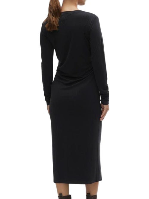 Robe de Gravidez Preta Comprimento Midi Vero Moda - Kiabi Robe de Gravidez Preta Comprimento Midi Vero Moda - Kiabi