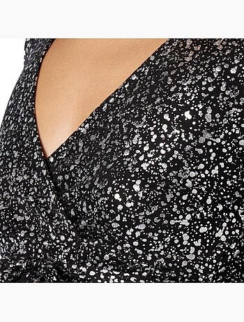 Robe de Gravidez Preta para Mulher Mamalicious Melin