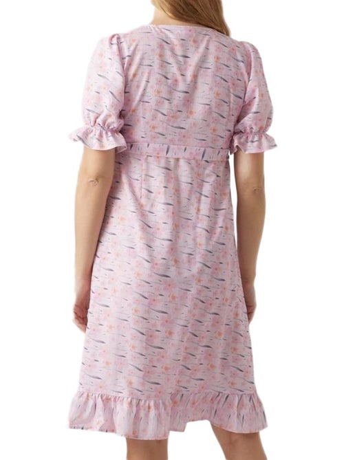 Robe de Gravidez Rosa para Mulher Mamalicious 20018715 - Kiabi Robe de Gravidez Rosa para Mulher Mamalicious 20018715 - Kiabi