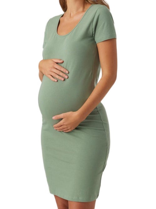 Robe de gravidez verde mamalicious mia para mulher - Kiabi Robe de gravidez verde mamalicious mia para mulher - Kiabi