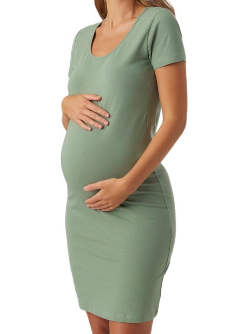Robe de gravidez verde mamalicious mia para mulher Verde - Kiabi