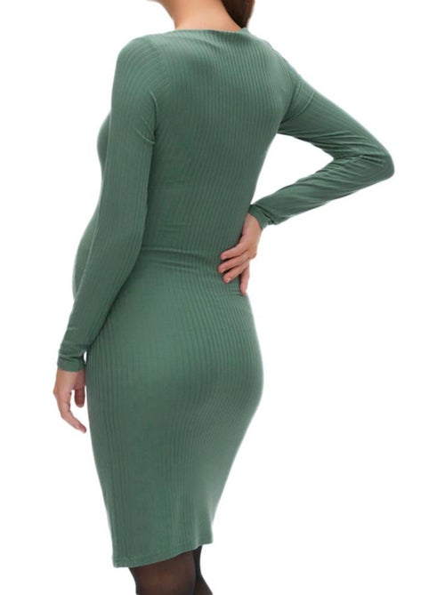 Robe de Gravidez Verde Mamalicious Trinity para Mulher - Kiabi