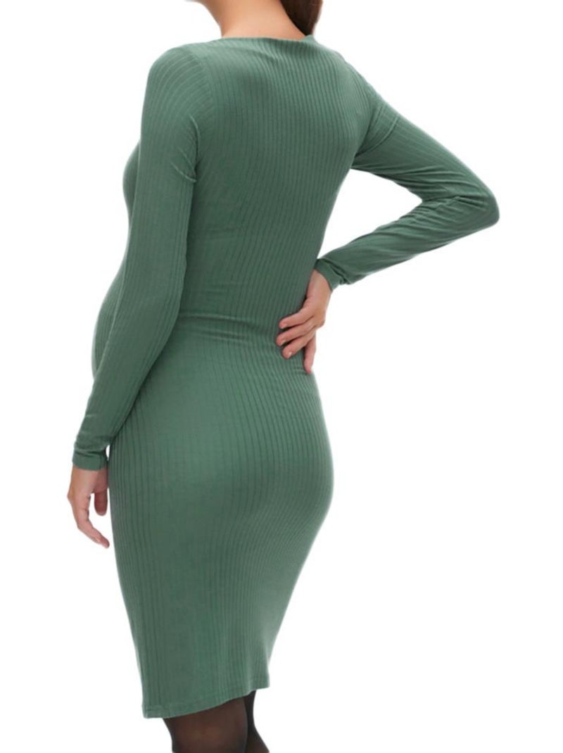 Robe de Gravidez Verde Mamalicious Trinity para Mulher Verde - Kiabi
