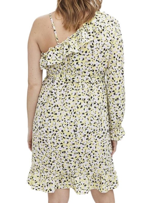 Robe de Gravidez Vero Moda Lea Amarelo e Preto para Mulher - Kiabi Robe de Gravidez Vero Moda Lea Amarelo e Preto para Mulher - Kiabi