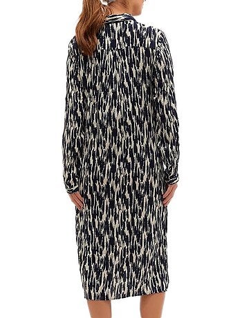 Robe de Gravidez Vero Moda Maternity Joy em Preto/Cru para Mulher