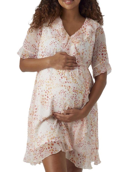 Robe de Grossesse Branca para Mulher Vero Moda Maternity Kaya - Kiabi Robe de Grossesse Branca para Mulher Vero Moda Maternity Kaya - Kiabi