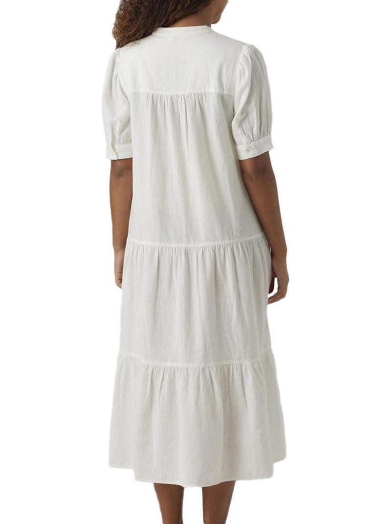 Robe de Grossesse Branca para Mulher Vero Moda Maternity Milan Branco - Kiabi
