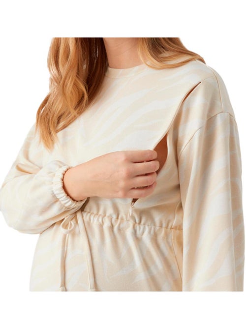 Robe de grossesse mamalicious yates mary bege para mulher - Kiabi Robe de grossesse mamalicious yates mary bege para mulher - Kiabi
