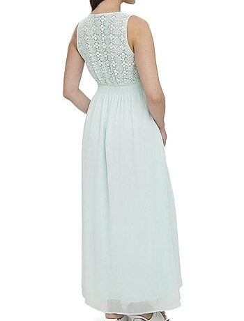 Robe de Maternidade Verde Claro Vero Moda pelo Tornozelo
