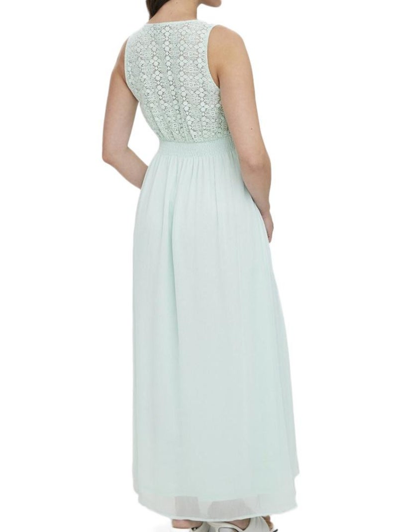 Robe de Maternidade Verde Claro Vero Moda pelo Tornozelo Verde - Kiabi