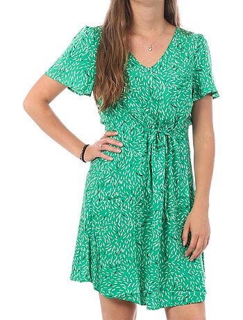 Robe de Mulher Verde com Padrões Vero Moda Easy