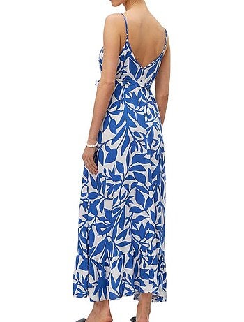 Robe de Mulher Vero Moda Easy Joy Branca/Azul com Padrões