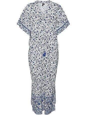 Robe Feminina Vero Moda Ilan Azul e Branca