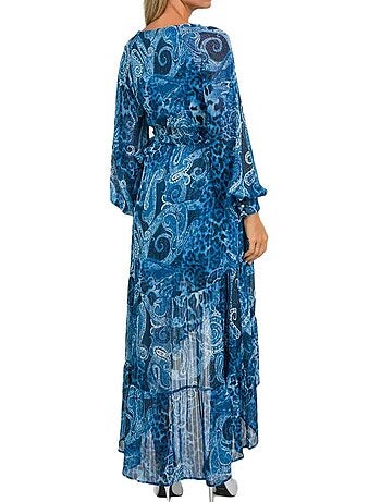 Robe guess nuovo bahia azul com padrões para mulher