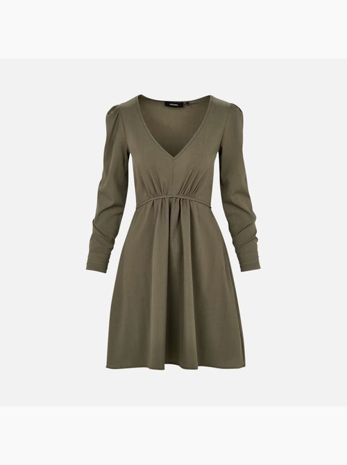 Robe Kaki Kaporal Brive para Mulher - Kiabi Robe Kaki Kaporal Brive para Mulher - Kiabi