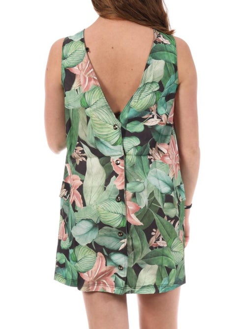Robe Kaporal Benae Verde e Rosa para Mulher - Kiabi