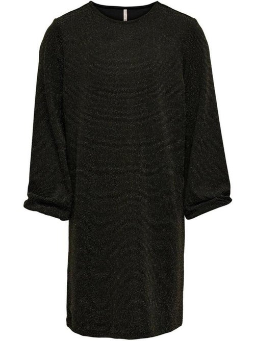 Robe Kids Only Queen para Menina Preta/Dourada - Kiabi Robe Kids Only Queen para Menina Preta/Dourada - Kiabi