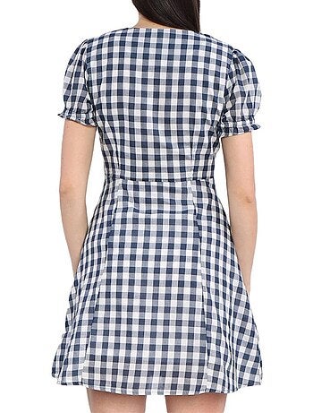 Robe Pepe Jeans Aliyah para Mulher, Branca e Azul-Marinho