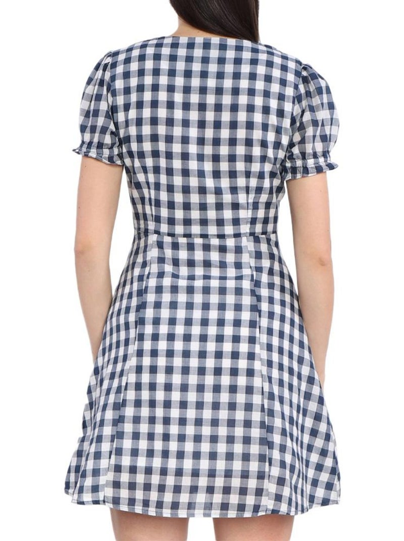 Robe Pepe Jeans Aliyah para Mulher, Branca e Azul-Marinho Azul-marinho - Kiabi