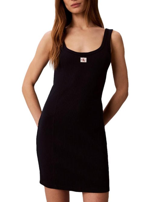 Robe preta calvin klein jeans para mulher - Kiabi