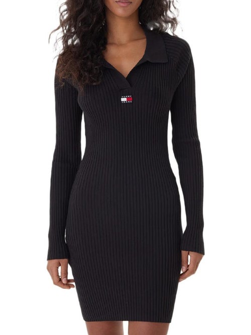 Robe Preta Tommy Hilfiger para Mulher DW0DW22183 - Kiabi Robe Preta Tommy Hilfiger para Mulher DW0DW22183 - Kiabi