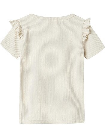 Robe Slim Bege para Menina Lil' Atelier 13240780