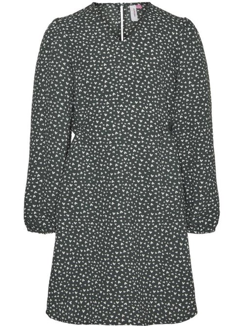 Robe Verde com Corações para Menina Vero Moda Banny - Kiabi