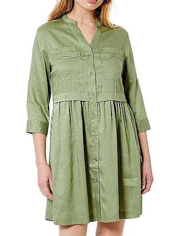 Robe Verde Kaporal Geek para Mulher