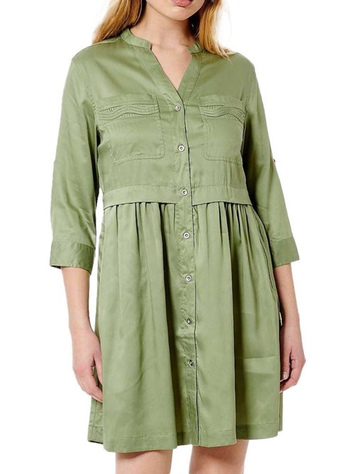 Robe Verde Kaporal Geek para Mulher - Kiabi Robe Verde Kaporal Geek para Mulher - Kiabi