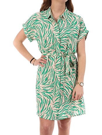 Robe Verde Vero Moda Easy Joy para Mulher 10302043
