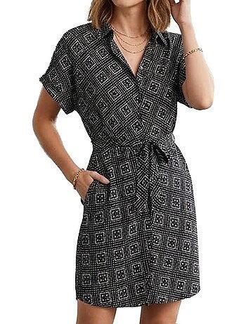 Robe Vero Moda Easy Joy Preta para Mulher 10302043
