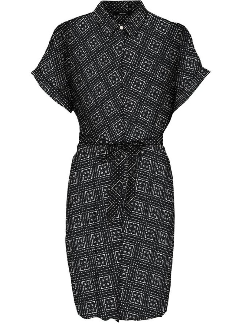Robe Vero Moda Easy Joy Preta para Mulher 10302043 Preto - Kiabi