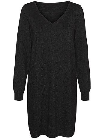 Robe Vero Moda Happyshine Preta para Mulher