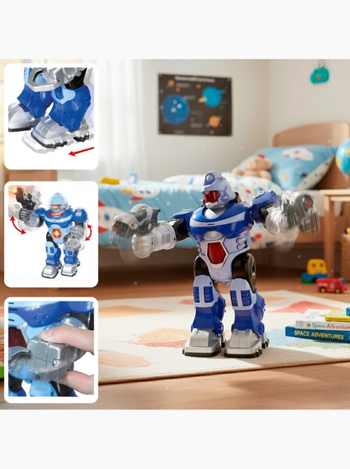 Robô de brinquedo com luz e som warriors - Kiabi