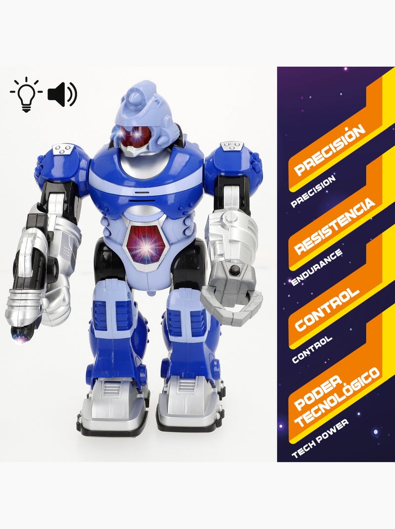 Robô de brinquedo com luz e som warriors N/D - Kiabi