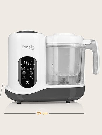 Robô de cozinha para bebé 5em1 LIONELO - Misturadora - Cozedura a vapor - Aquecedor - Esterilizador