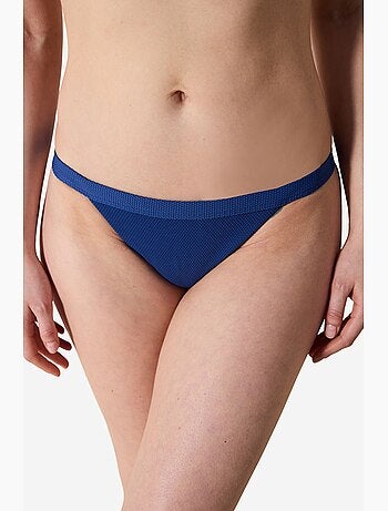Romina cueca de biquíni super texturizada penti