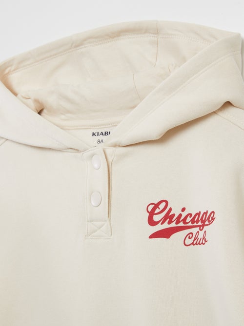 Rosa sweatshirt com capuz - So Easy - Kiabi