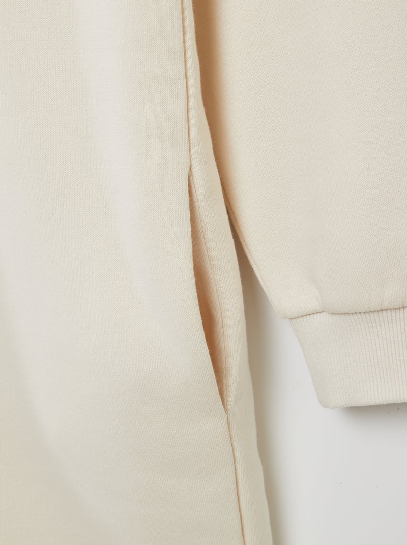 Rosa sweatshirt com capuz - So Easy BRANCO - Kiabi