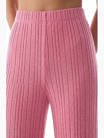 Rosy conjunto de pijama com manga comprida e calças penti