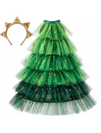 Roupa de princesa de natal para criança | great pretenders