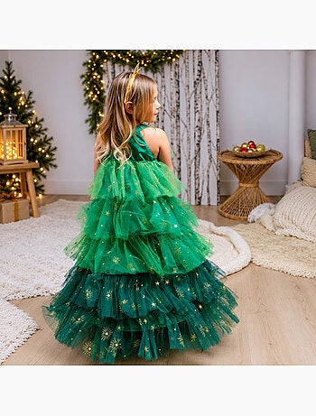 Roupa de princesa de natal para criança | great pretenders