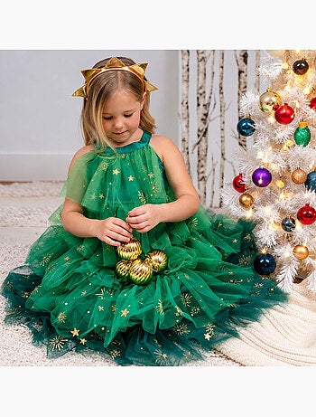 Roupa de princesa de natal para criança | great pretenders