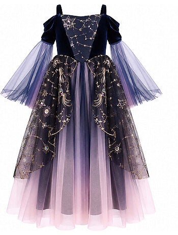 Roupa infantil vestido de princesa fada das estrelas | great pretenders