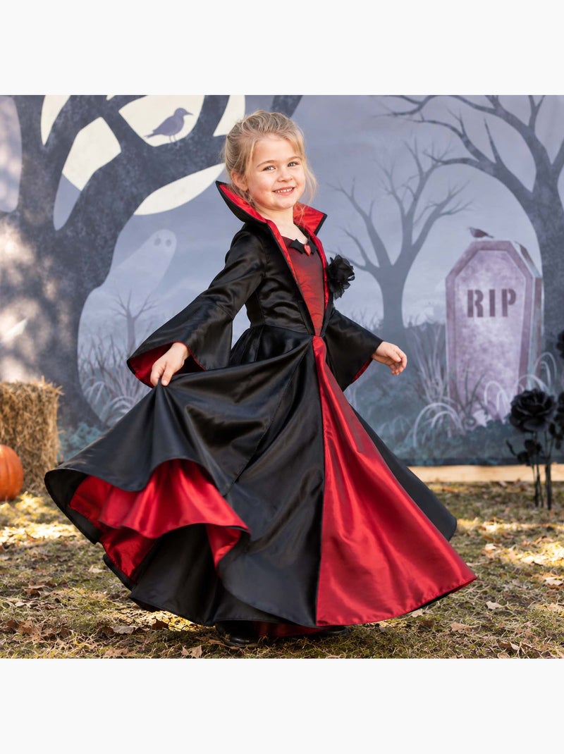 Roupa infantil vestido de princesa vampira | great pretenders Preto - Kiabi