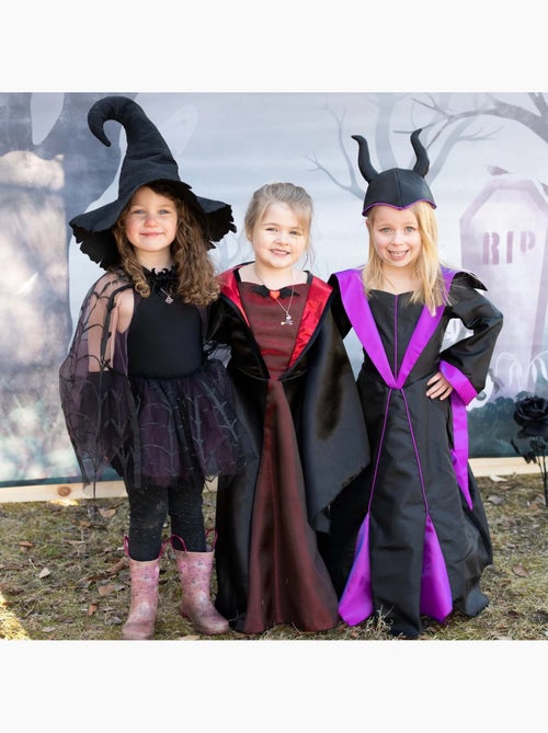 Roupa infantil vestido de princesa vampira | great pretenders - Kiabi