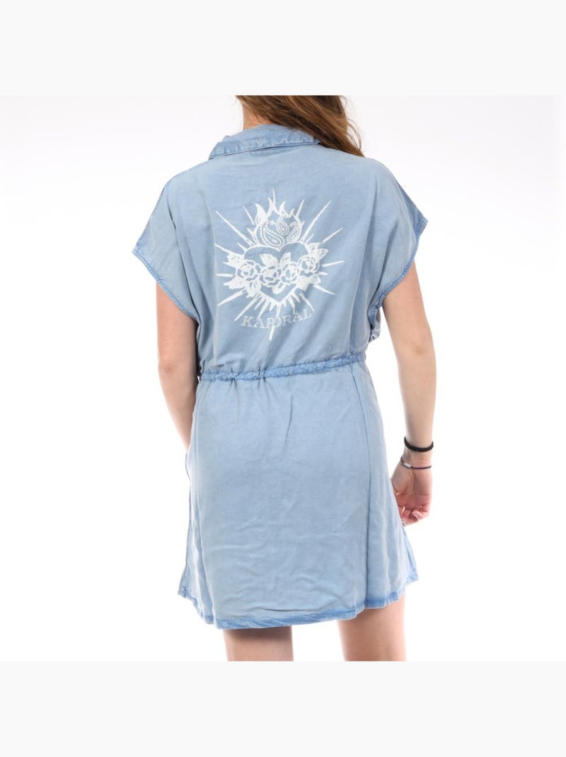 Roupão Azul Claro Kaporal Miami para Mulher Azul-jeans - Kiabi
